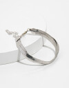 Pulseras Flexibles Metal Pulsera Con Triple Cadena - Plateado Rodio