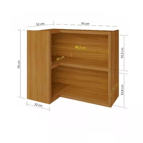 Aéreo Baronesa Esquinero 93x52 Freijo Aéreo Baronesa Esquinero 93x52 Freijo