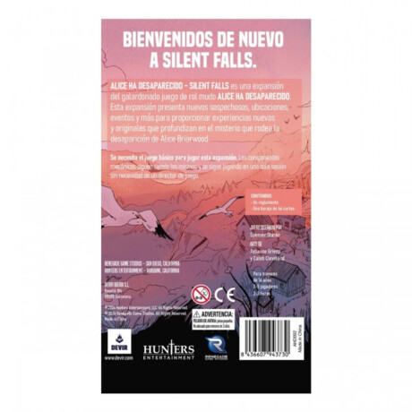 Alice A Desaparecido: Silent Falls (Expansión) Alice A Desaparecido: Silent Falls (Expansión)