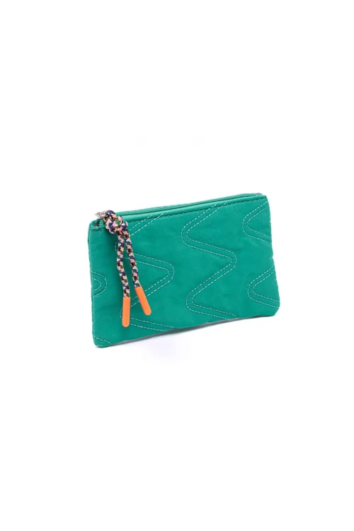 Monedero Matelaseado Verde