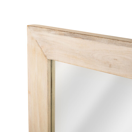 ESPEJO DE PARED MADERA-DE-MANGO NATURAL-BEIGE RECTANGULAR BYRON