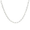 Cadena Force eslabón largo-Plata 925-Sin Piedra-CD3065 Sinpiedra