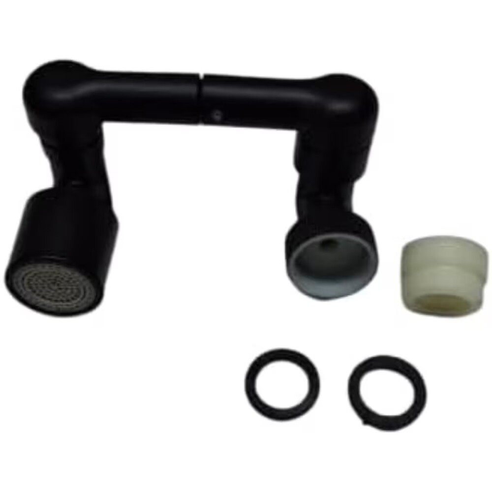 Aireador móvil para griferia negro en metal Aireador Móvil Para Griferia Negro En Metal