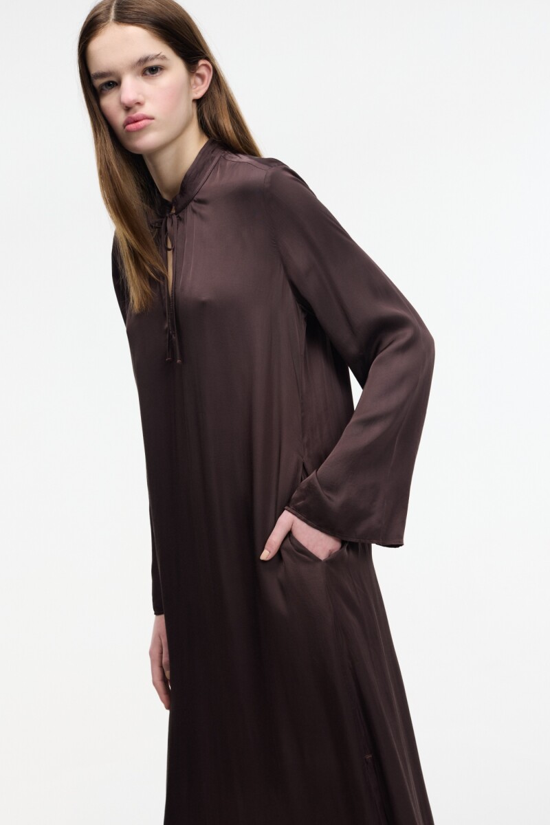 Vestido Romira Marron