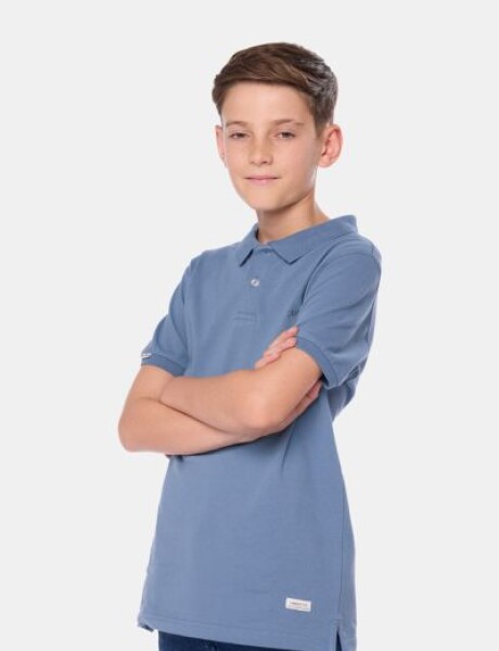 REMERA POLO DE ALGODÓN PIQUÉ Piedra
