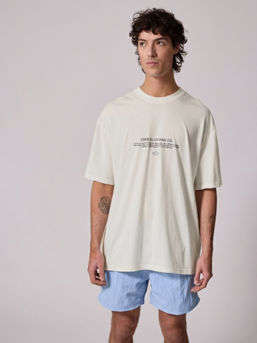 T-SHIRT VIRTUL DIXIE Marfil