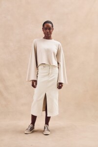 Sweater Boutonne Nácar