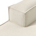 Sillón Nicole Chaise Lounge Simple Derecho Beige