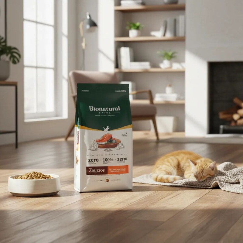 BIONATURAL GATO CAT PRIME ADULTO SALMON 7.5 KG BIONATURAL GATO CAT PRIME ADULTO SALMON 7.5 KG