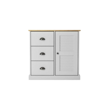 Aparador 1 Puerta 3 Cajones Li­nea Valenciana Blanco