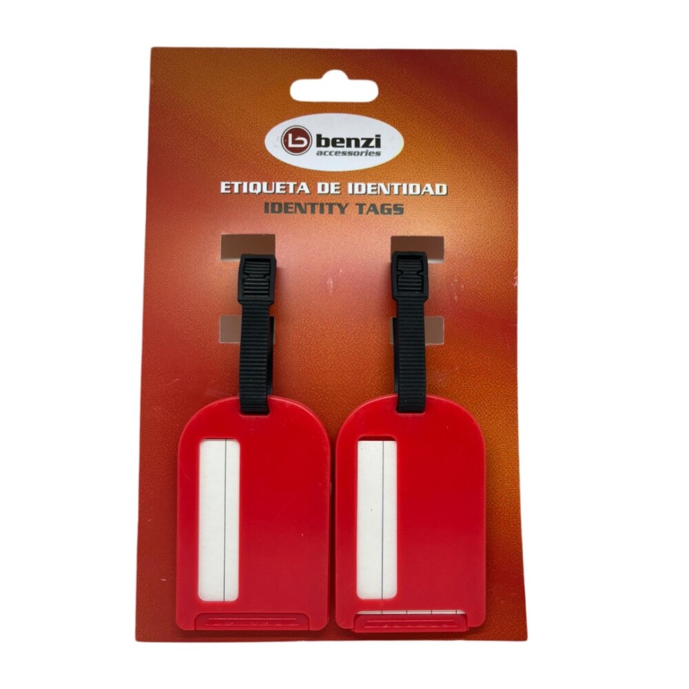 Set x2 Identificador De Valijas BZ ETIQUETA IDENTIDAD COLORES 4066