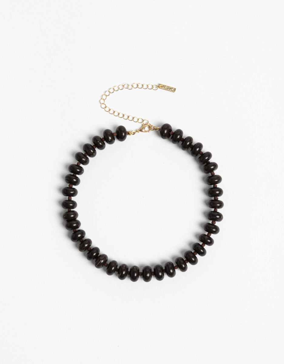 Collar Corto Bolones Resina 