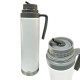 Termo Comet 750 ml Acero Inoxidable con Asa Fija y Pico Cebador BLANCO