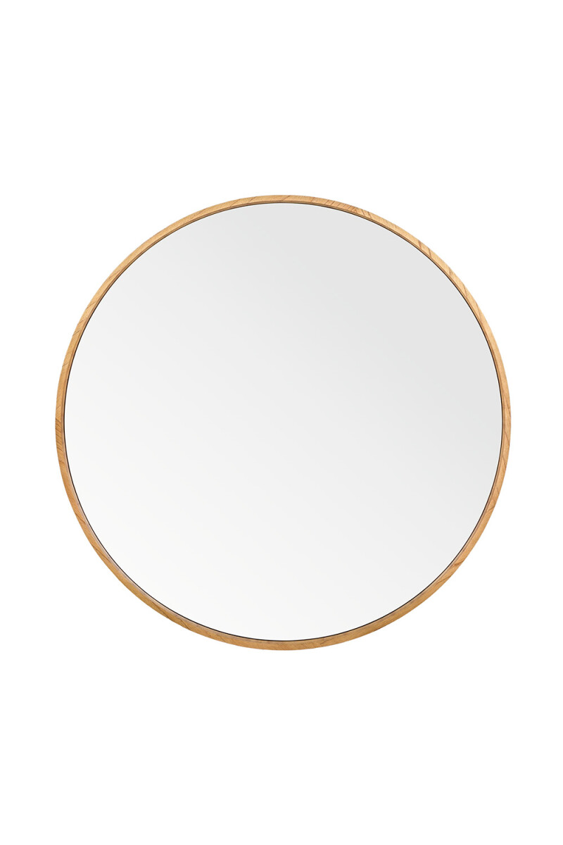 Sollo - ESPEJO SOLLO CINAMOMO NATURAL 80X80X5H CM 