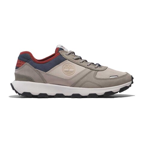 Low Lace Up - Hombre Light Taupe Nubuck