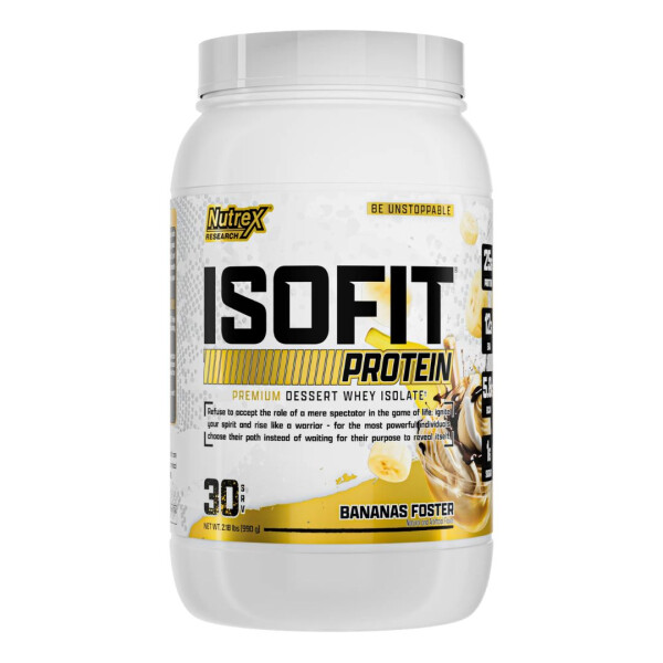 IsoFit Banana Froster | Proteína Aislada de Suero | 2 lb - Nutrex IsoFit Banana Froster | Proteína Aislada de Suero | 2 lb - Nutrex