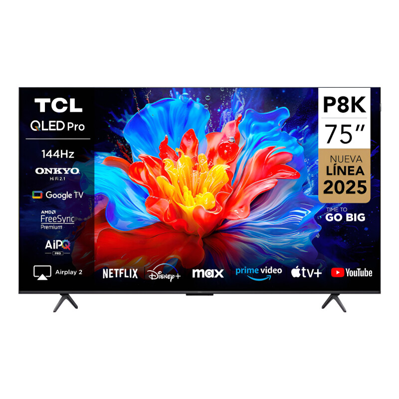 Smart Tv Tcl 75p8k Qled 75 4k Uhd 144hz Hdr10 Google Tv Smart Tv Tcl 75p8k Qled 75 4k Uhd 144hz Hdr10 Google Tv