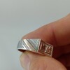 Anillo de sello de Plata y Oro Bajo Modelo Joven Anillo de sello de Plata y Oro Bajo Modelo Joven