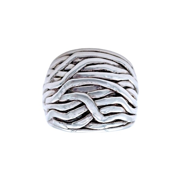 Anillo Entrelazado-Plata 925 Inflada-Sin Piedra-AN3016 sinpiedra