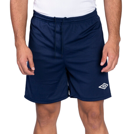 Short Umbro Fútbol - Black/blue/white Dark Blue