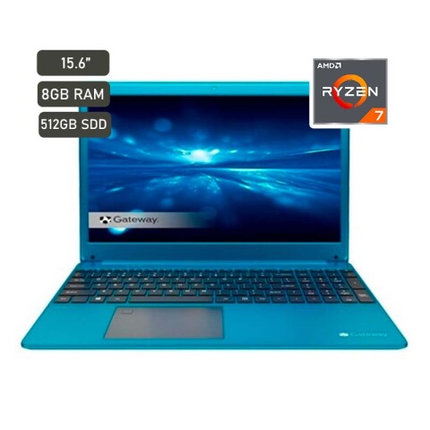 Notebook Gateway Ultra Slim 15.6" AMD Ryzen 7 8GB 512GB Azul Unica