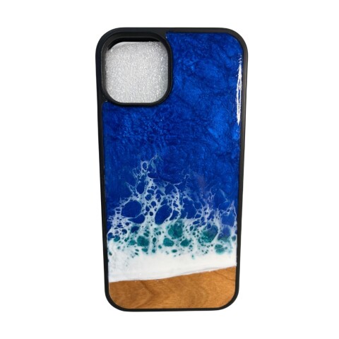Case estuche madera resina playa FREECELL Iphone 15 pro Case estuche madera resina playa FREECELL Iphone 15 pro