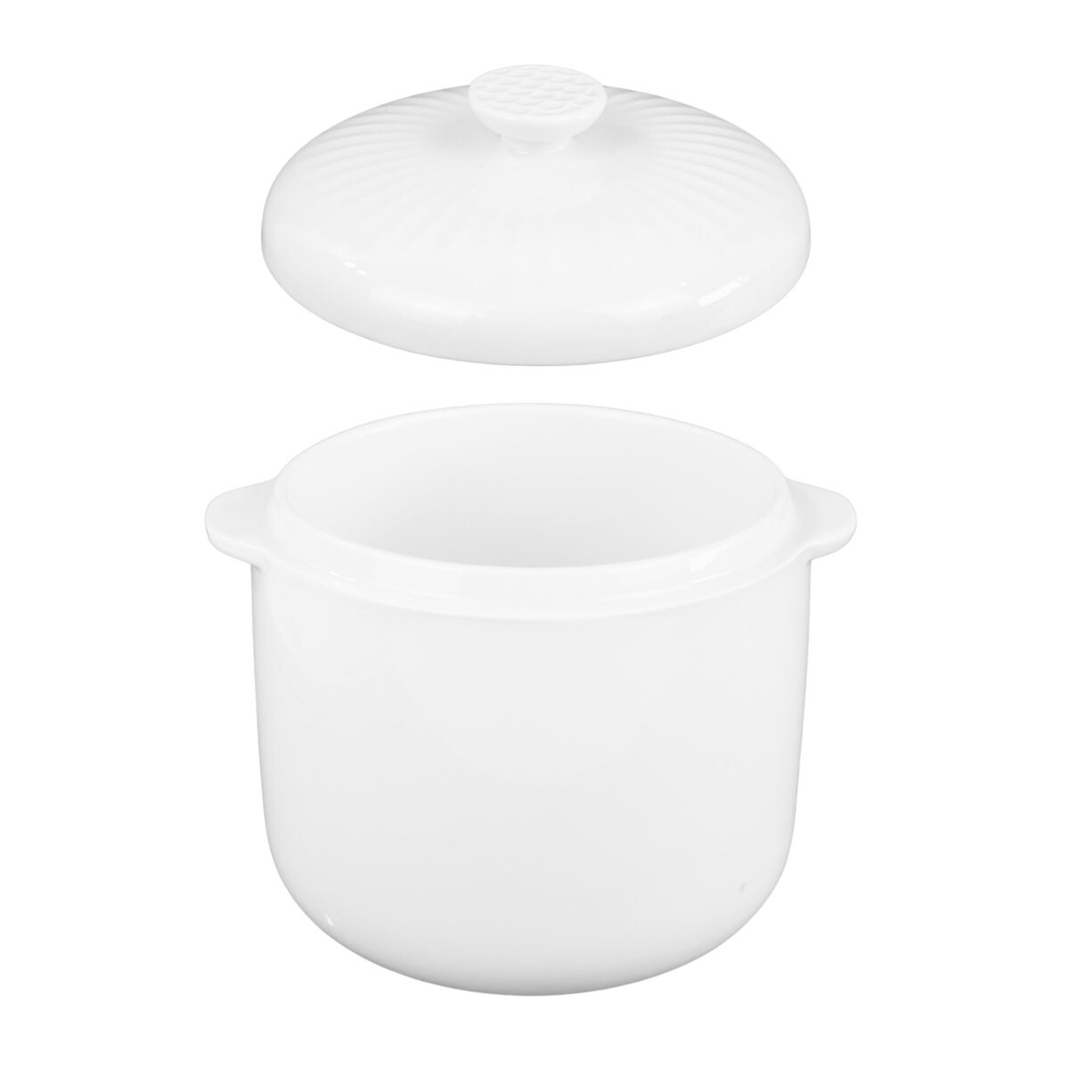 Azucarero de ceramica con tapa y asas — El Clon