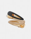 Horquillas con Accesorios Glitter Set De Hebillas - Combinacion Bicolor