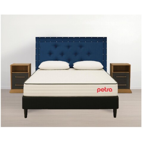 Conjunto Dormitorio Levane17 + Respaldo + Box + Mesas De Luz Conjunto Dormitorio Levane17 + Respaldo + Box + Mesas De Luz
