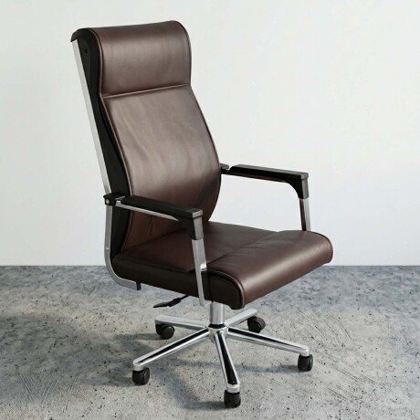 SILLA DE OFICINA MALLA MARRON TERRA