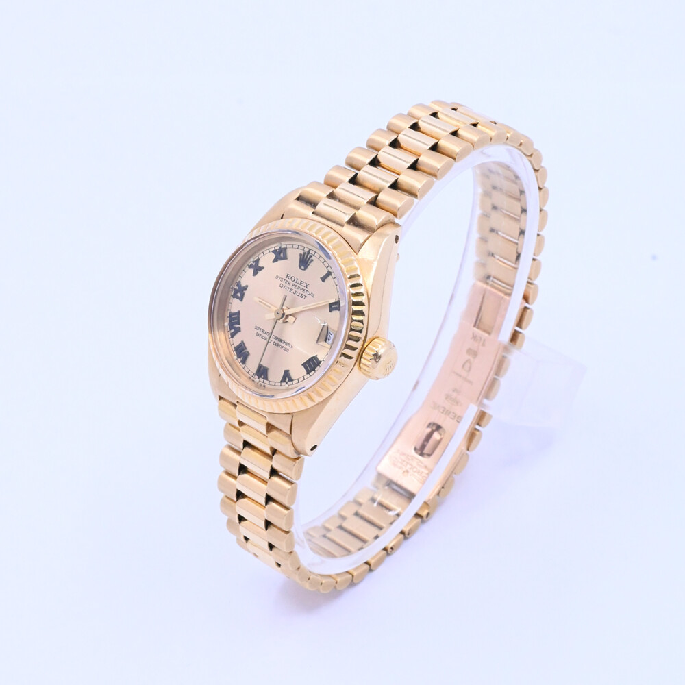 Rolex Date Just Dama oro 18K amarillo 6917 año 1978 caja 26 mm Rolex Date Just Dama oro 18K amarillo 6917 año 1978 caja 26 mm