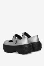 STOMP METALLIC MARY JANE Plata