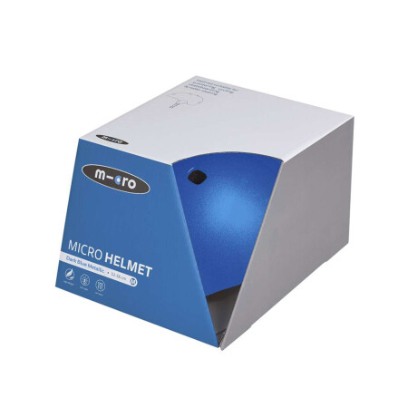 Casco Infantil Con Luz Micro Talle Único Azul