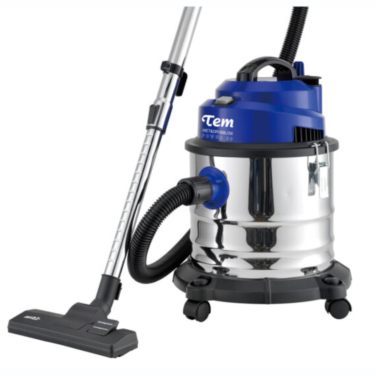 Aspiradora Industrial TEM T1PASPYA6008 1200W Para Polvo Y Agua 