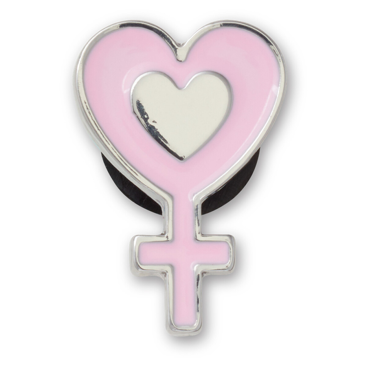 Jibbitz Silver Female Symbol 