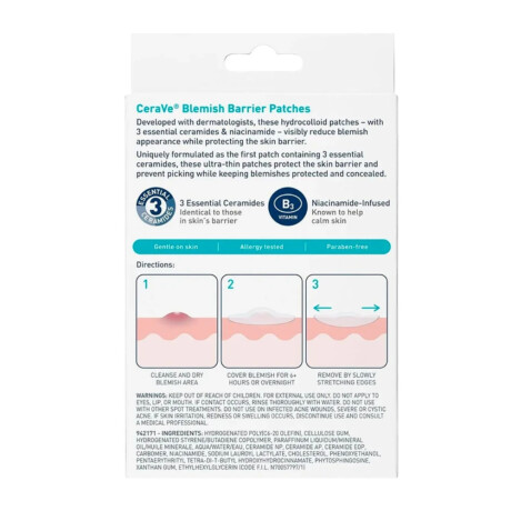 Parches CeraVe Anti-Imperfecciones Acné 22 Unidades Parches CeraVe Anti-Imperfecciones Acné 22 Unidades