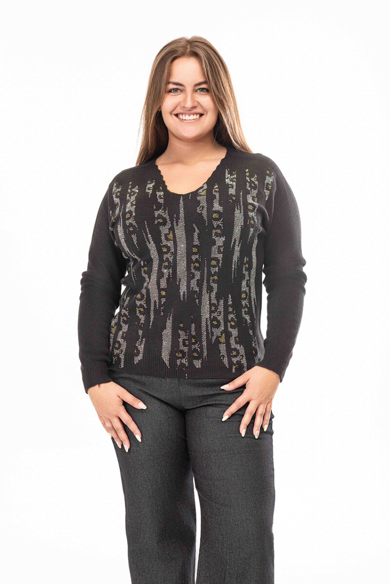 Sweater Roma - Negro 