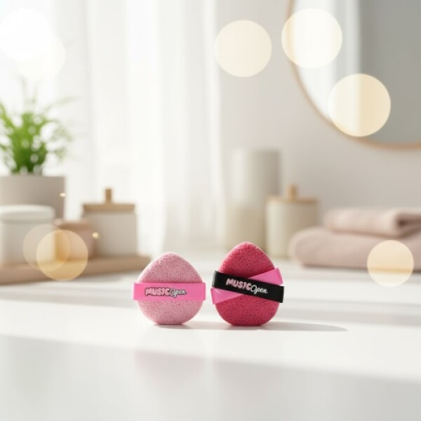 Esponja facial pink party 2pcs rosa