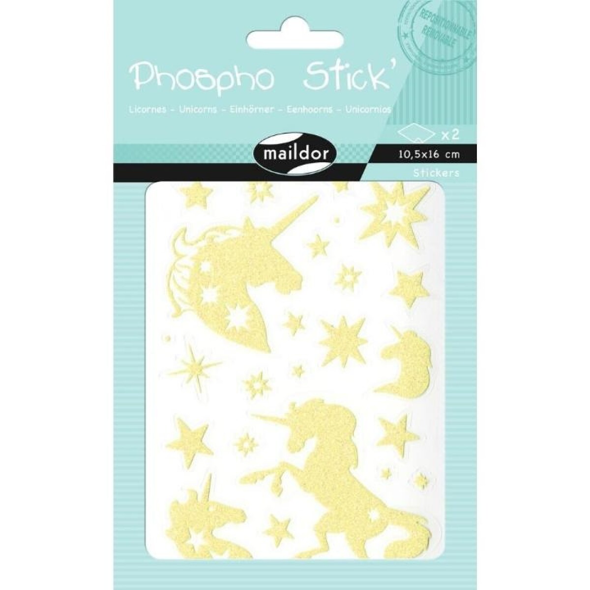 Phospho Stick Unicorns 56 Uds. 