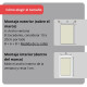 Cortina roller blackout 80 x 200 cm ARENA