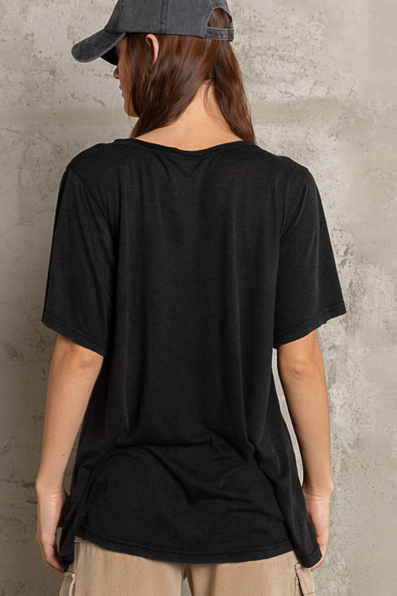 CAMISETA Negro