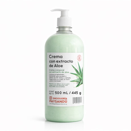 Crema con Aloe 500 mL