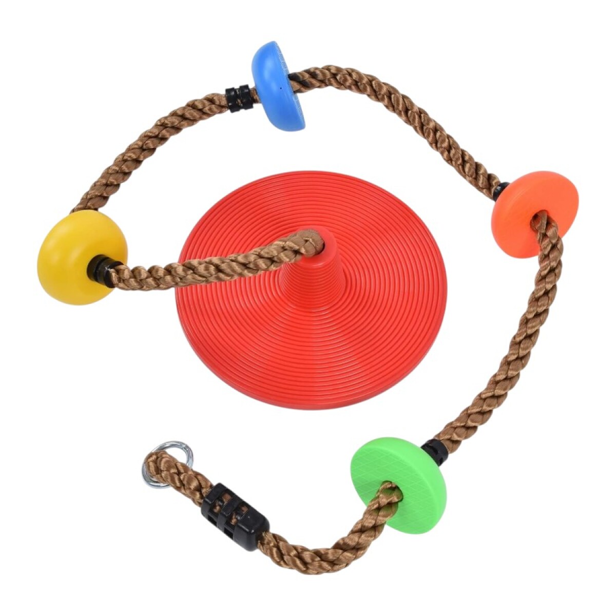 Cuerda Escalar con Disco y Peldaños - Multicolor 
