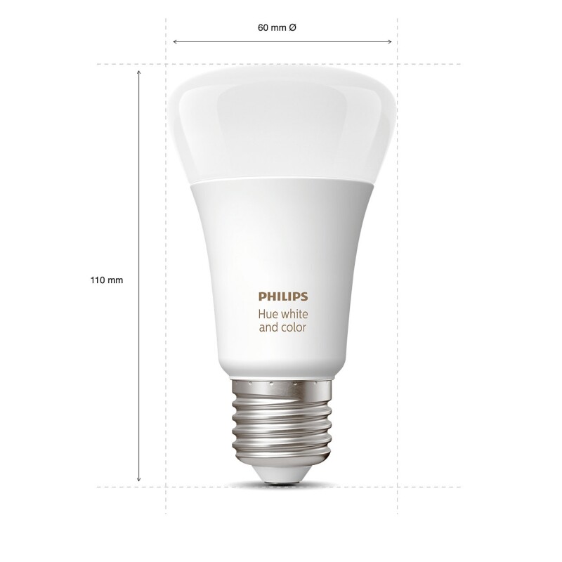LAMPARA BULBO LED COLORS 10W E27 PHILIPS HUE LAMPARA BULBO LED COLORS 10W E27 PHILIPS HUE