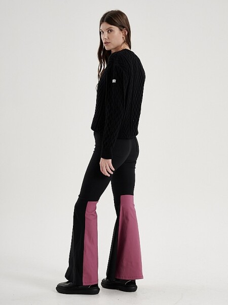 Pantalón mega oxford Negro y Mora