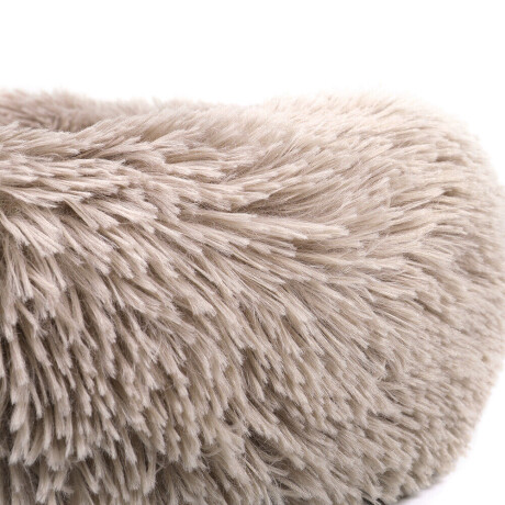 Cama tipo dona para Perro/Gato 80 cm Beige