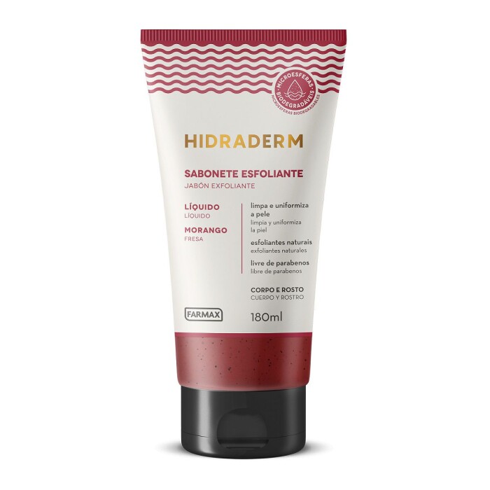 HIDRADERM JABON LIQ. EXFOLIANTE FRESA FR única