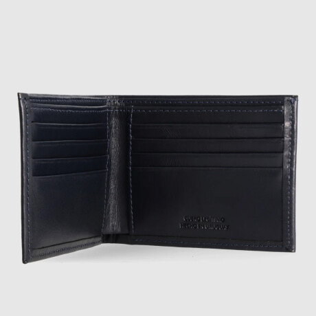 Billetera de Cuero Garnié Boston Azul