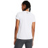 UA W Athletics SS-WHT WHT-100