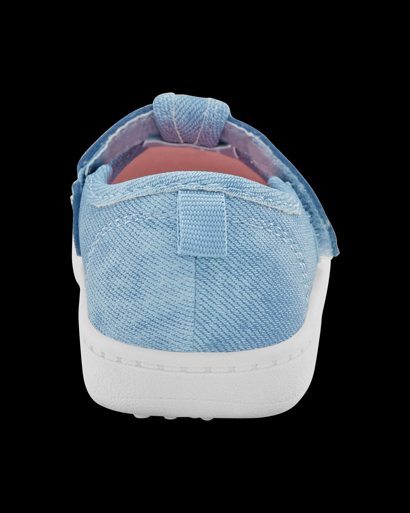 Championes denim, diseño floral Championes denim, diseño floral